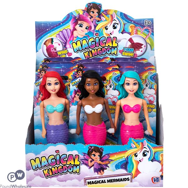 Magical Kingdom Magical Wind-up Mermaids Cdu Assorted