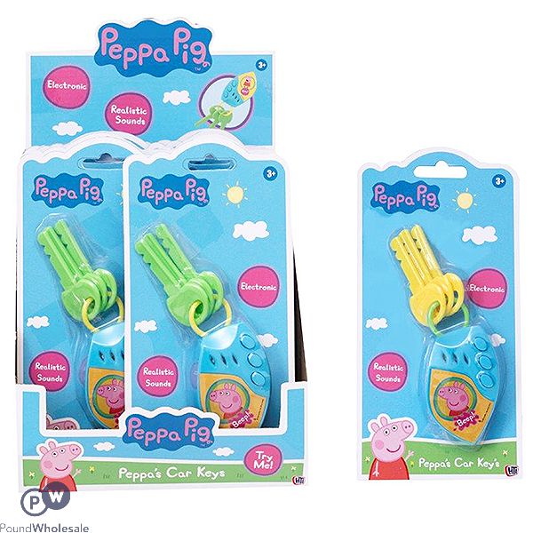 PEPPA PIG PEPPA'S ELECTRONIC CAR KEYS CDU