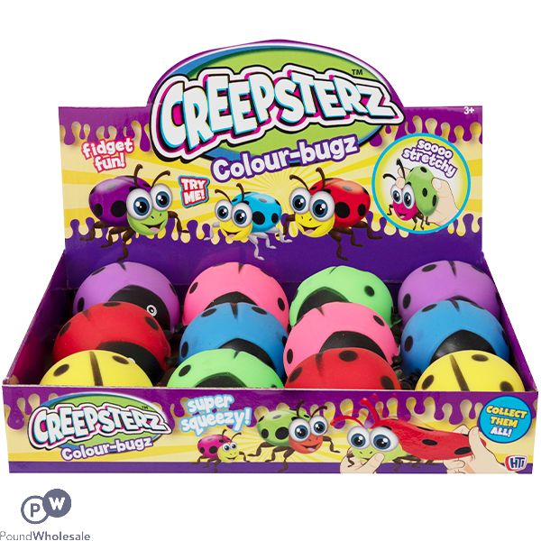 Creepsterz Stretchy Squeezy Colour-bugz Cdu Assorted Colours