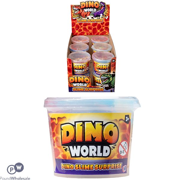 Dino World Dinosaur Slime Surprise Cdu Assorted