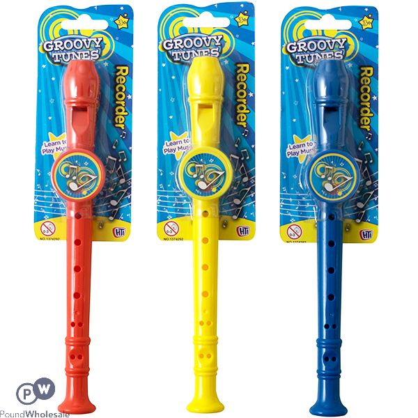 Groovy Tunes Recorder Assorted Colours