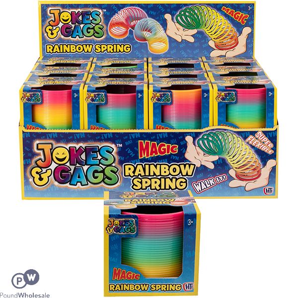 Jokes & Gags Magic Rainbow Spring Assorted Colours