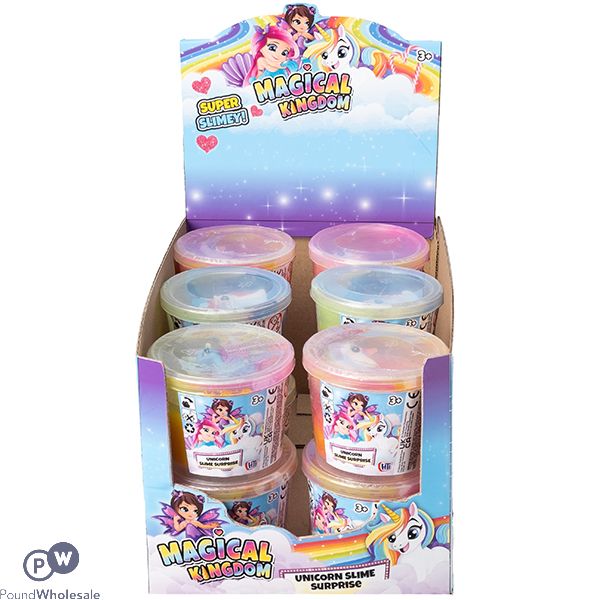 Magical Kingdom Unicorn Slime Surprise Putty Cdu Assorted