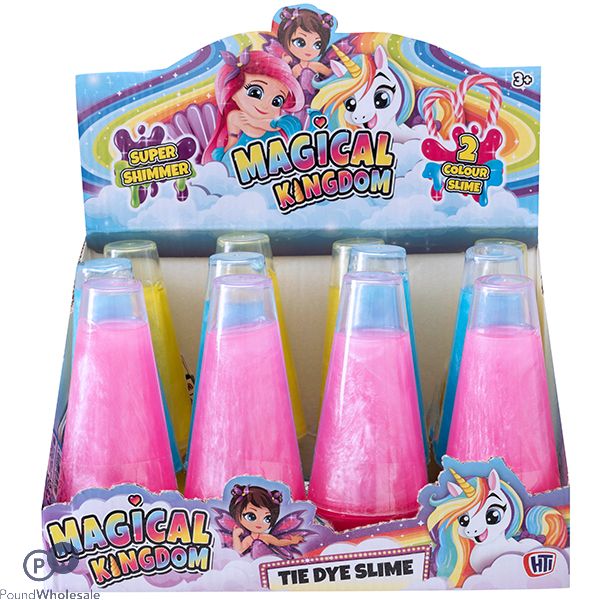 Magical Kingdom Tie Dye Slime Cdu Assorted Colours