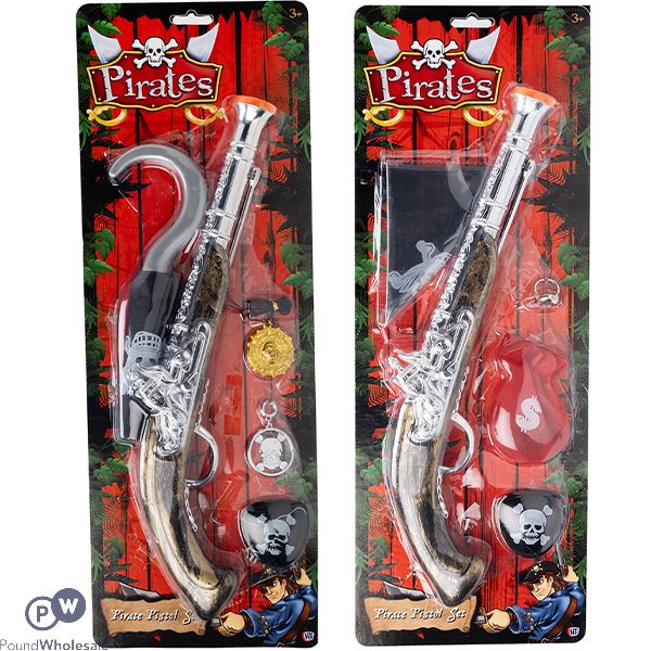 Pirates Kids Pistol Role Play Set 5pc Assorted