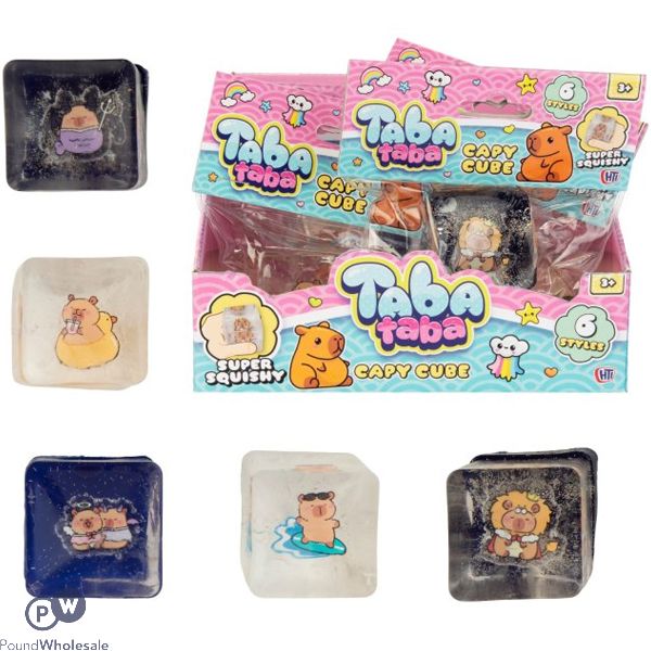 Taba Taba Cutie Cube Squish Toys Cdu Assorted