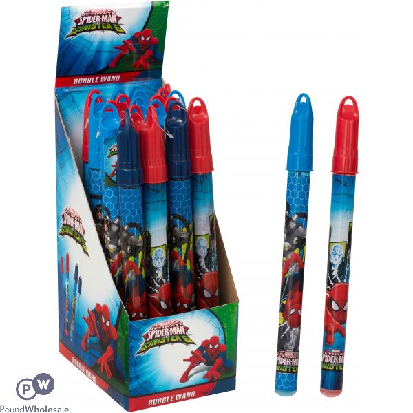 Marvel Spider Man Sinister 6 Bubble Wand In Cdu