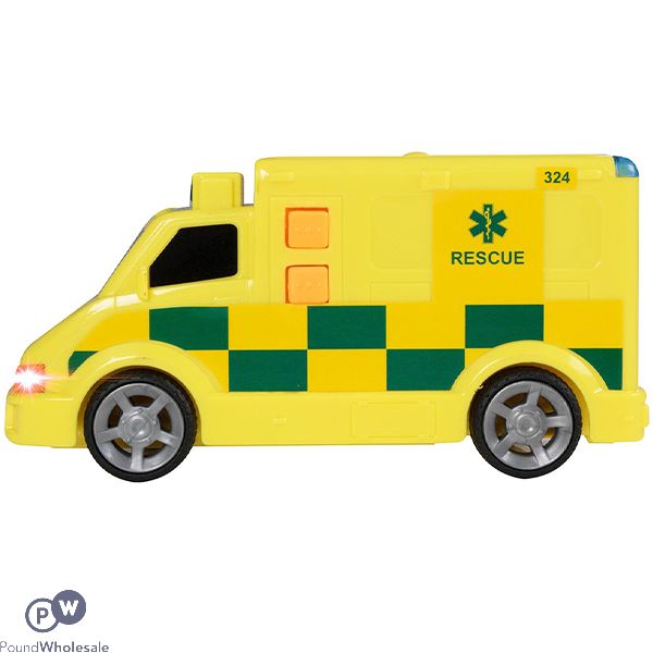 Teamsterz Light & Small Uk Ambulance Toy