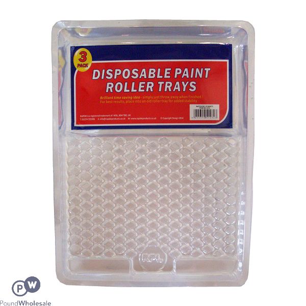 Disposable Roller Tray 3 Pack