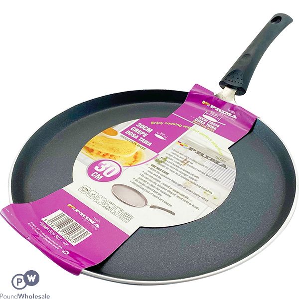 Prima Crepe Dosa Tawa Frying Pan 30cm