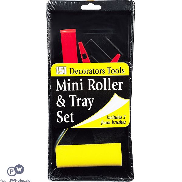 151 MINI ROLLER & TRAY SET 5PC