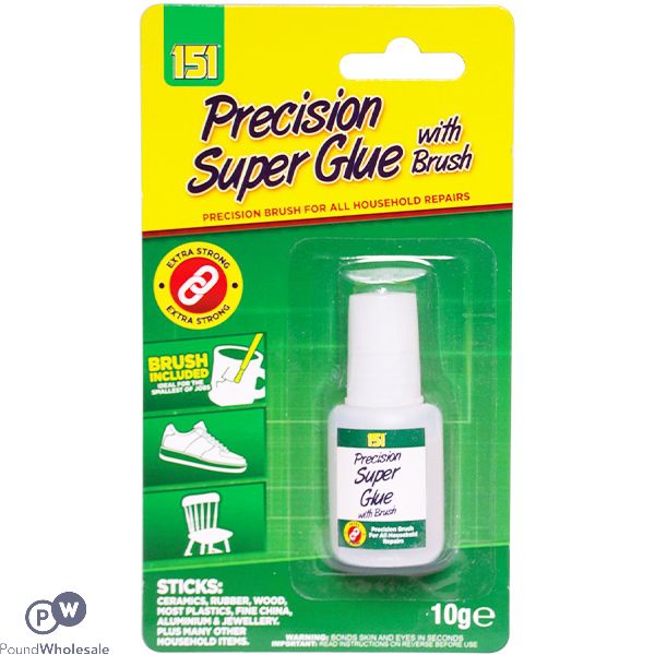 151 PRECISION SUPER GLUE WITH BRUSH 10G