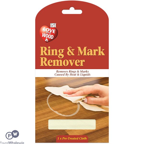 151 LOVE YOUR WOOD PRE-TREATED RING & MARK REMOVER CLOTH