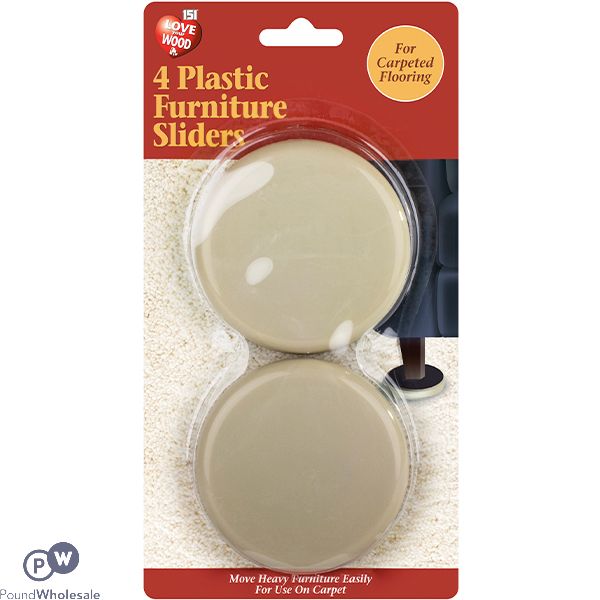 151 Love Your Wood Plastic Furniture Sliders 4 Pack