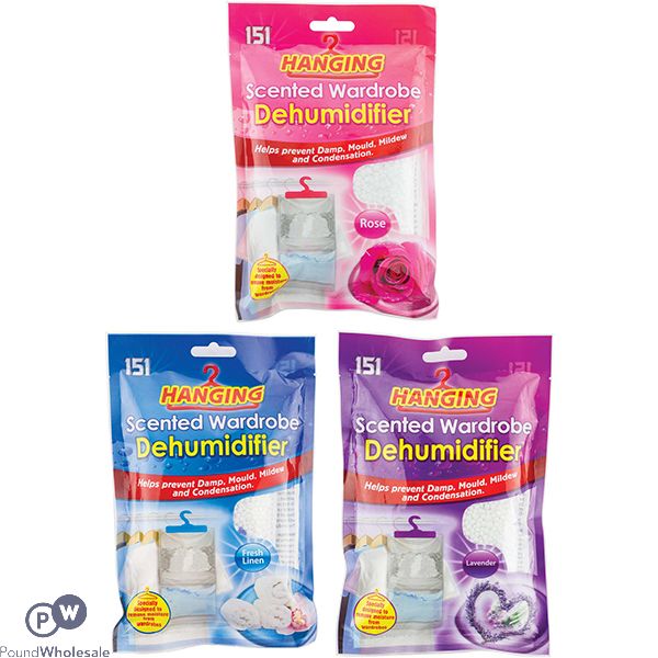 151 SCENTED HANGING WARDROBE DEHUMIDIFIER ASSORTED