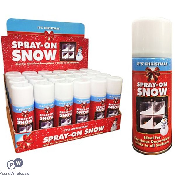 Christmas Spray On Snow 200ml Cdu