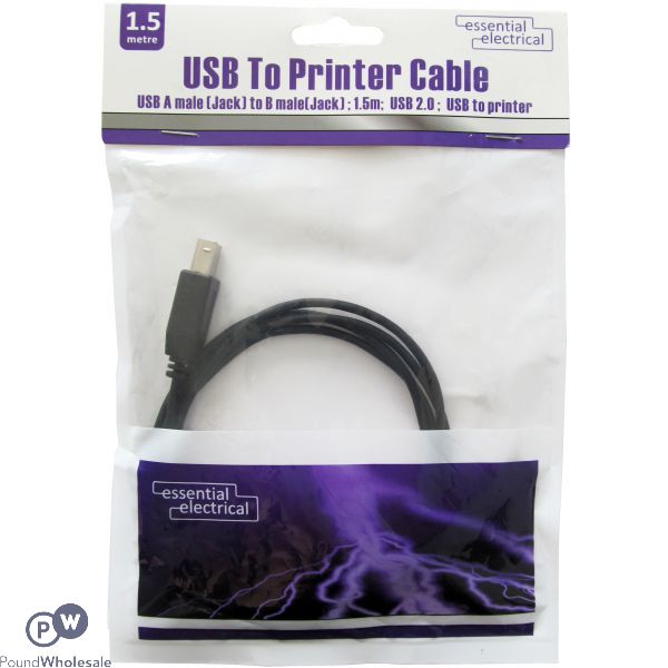 Usb To Printer Cable 1.5m