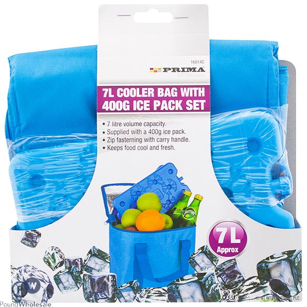 Prima 7l Cooler Bag With 400g Ice Pack Set