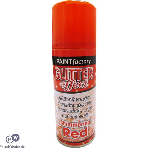 Paint Factory Creative Red Glitter 200ml