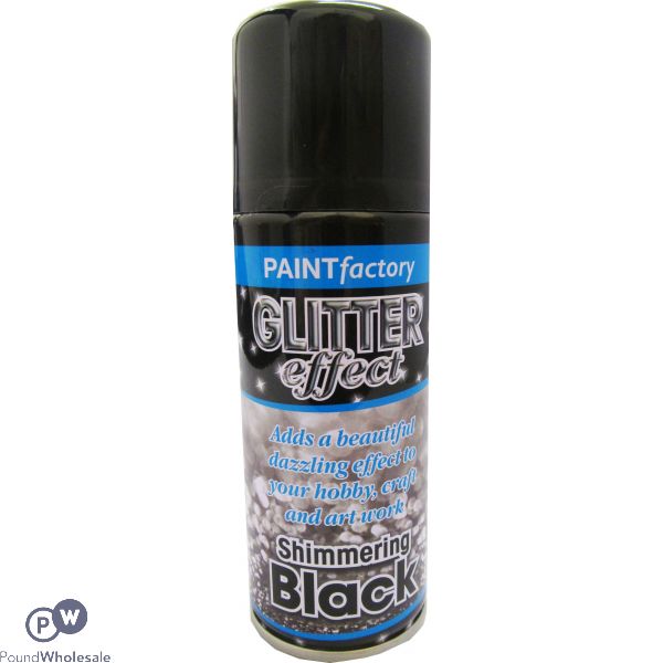 Paint Factory Creative Black Glitter 