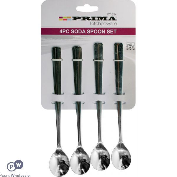 Prima Soda Spoon Set 4 Piece