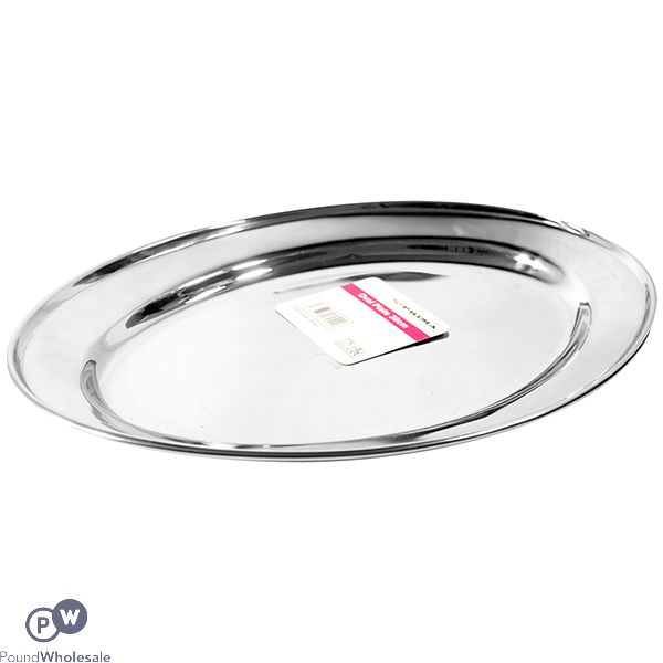 Prima Stainless Steel Oval Plate 30cm