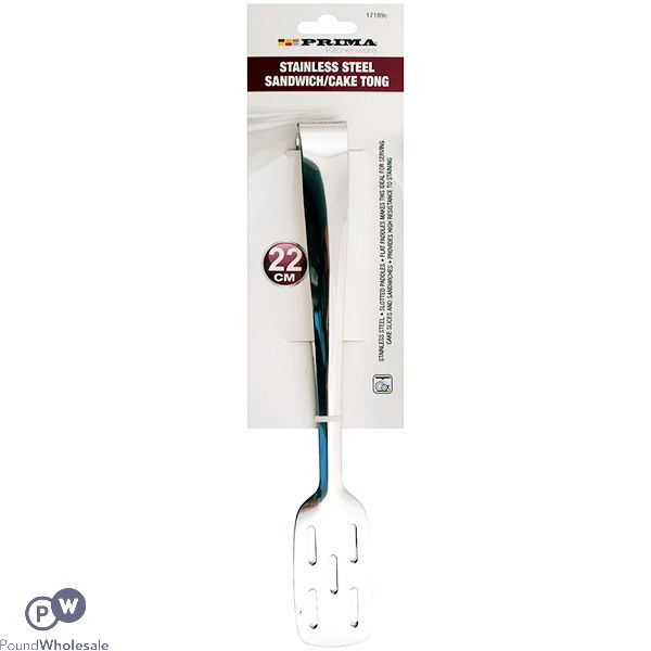 Prima Stainless Steel Sandwich/cake Tong 22cm