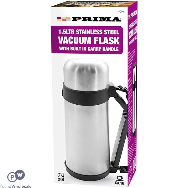 Prima Stainless Steel Vacuum Flask 1.5l