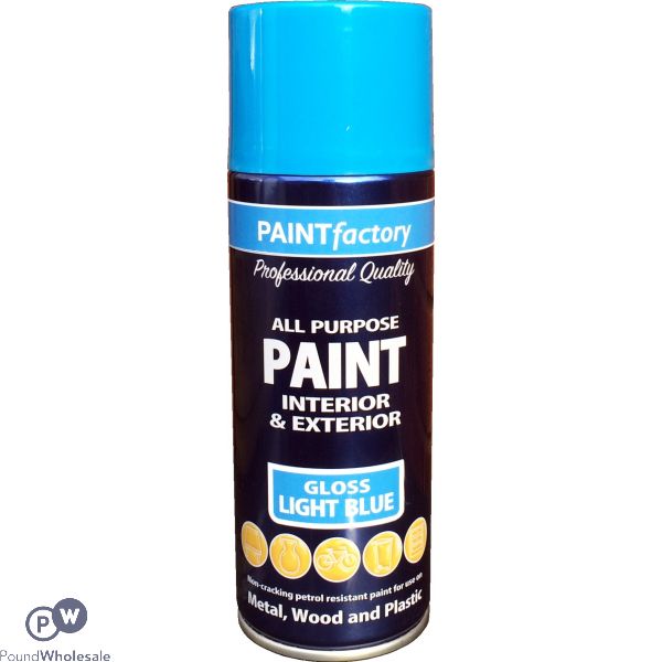 All Purpose Light Blue Spray Paint 400ml (metal,wood And Plastic)