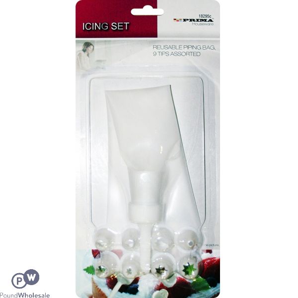 Prima Icing Set 9 Assorted Piping Tips