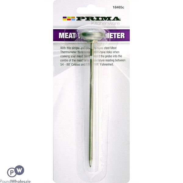 PRIMA STAINLESS STEEL MEAT THERMOMETER