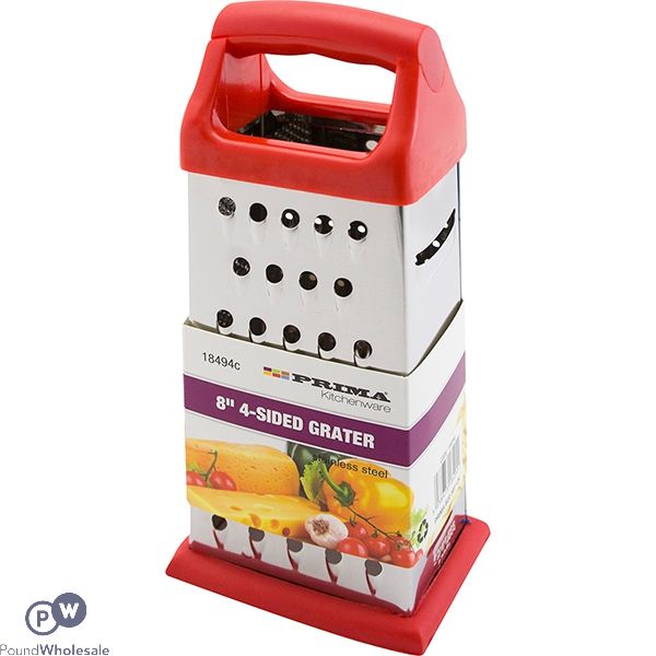 Prima 4-sided Stainless Steel Grater 8"