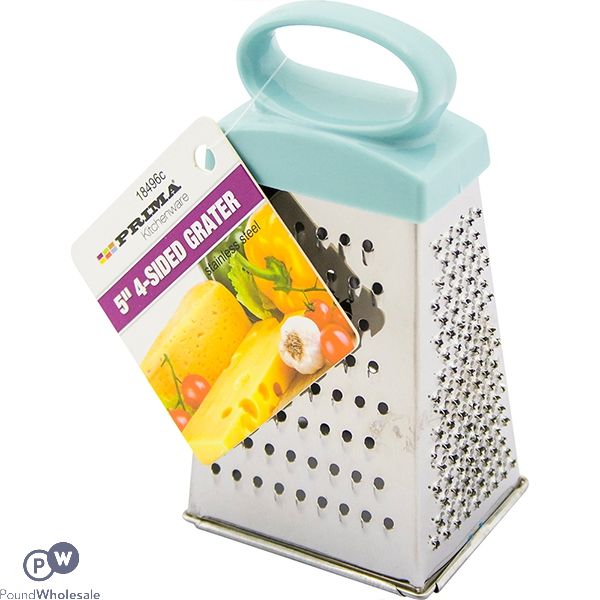 PRIMA 4-SIDED STAINLESS STEEL GRATER 5"