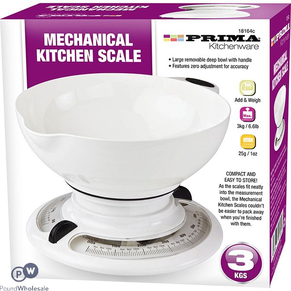 PRIMA MECHANICAL KITCHEN SCALE 3KG