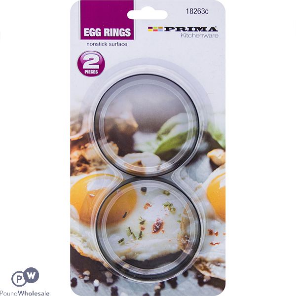 Prima Non-stick Egg Rings 2pc