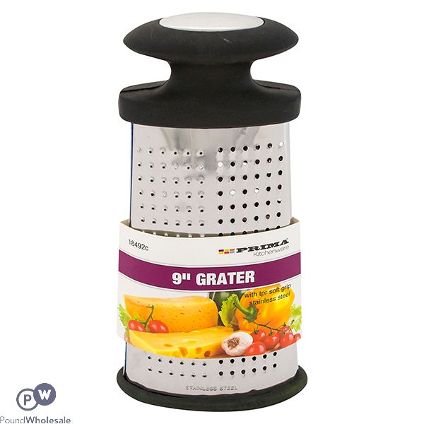 PRIMA STAINLESS STEEL OVAL GRATER 9"