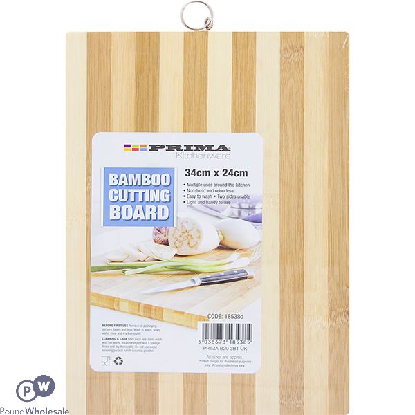 Prima Bamboo Chopping Board 34cm X 24cm