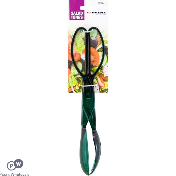 Prima Salad Tongs Black/Green