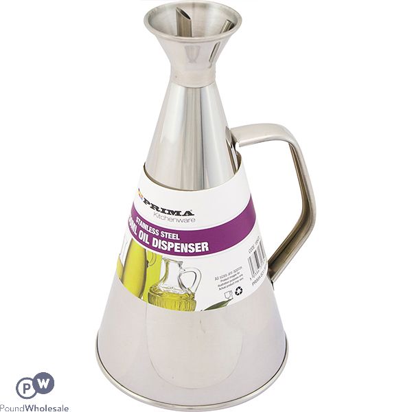 PRIMA STAINLESS STEEL OIL DISPENSER 750ML