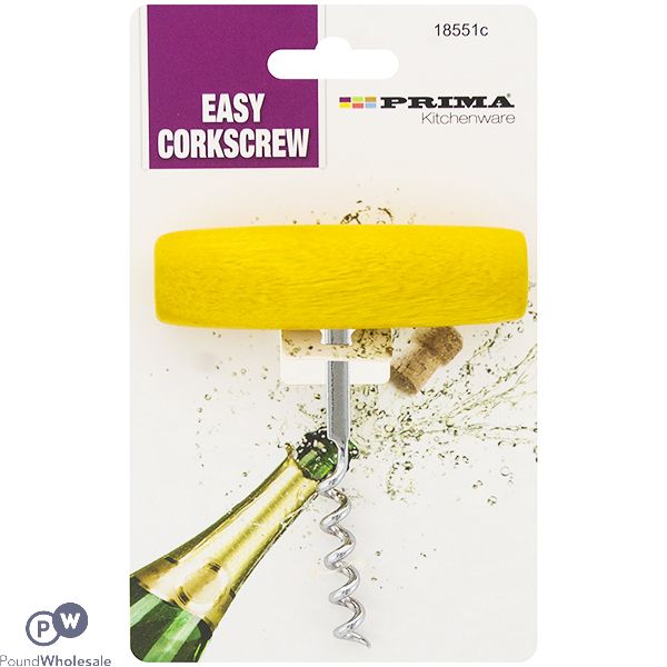 Prima Wood Handle Easy Corkscrew