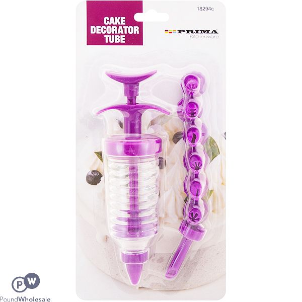 Prima 8-tip Cake Decorator Tube