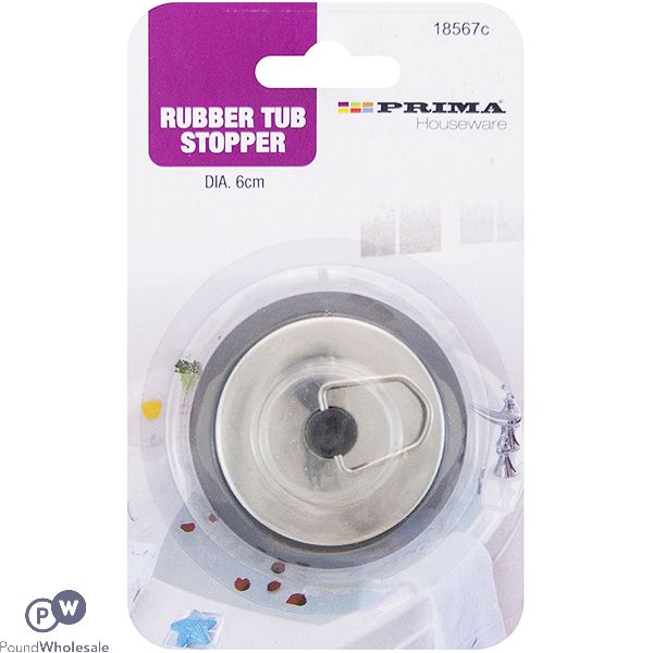 PRIMA RUBBER TUB STOPPER 6CM