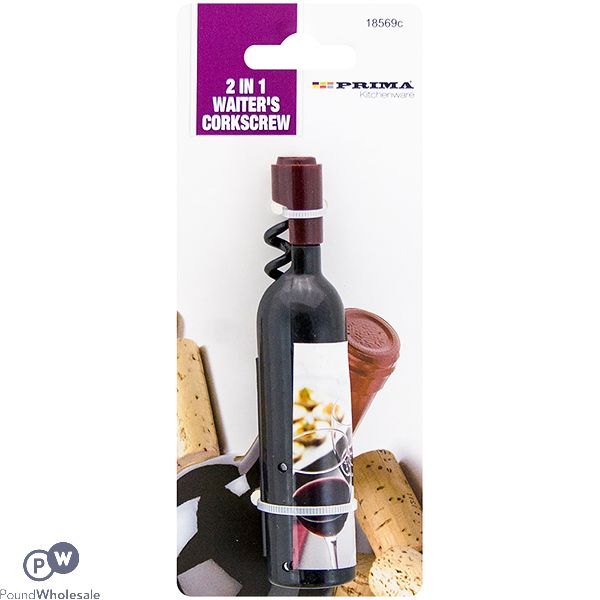 Prima 2-in-1 Waiter's Corkscrew