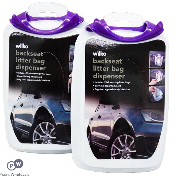 Wilko Backseat Litter Bag Dispenser