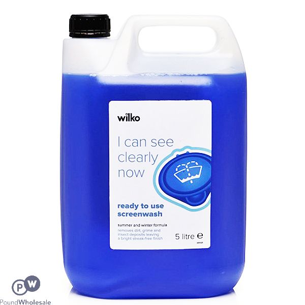 Wilko Ready To Use Screenwash 5l