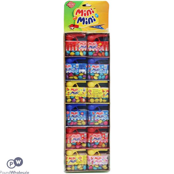 Fantasy Mini Mini Chocolate Bean Can CDU Assorted