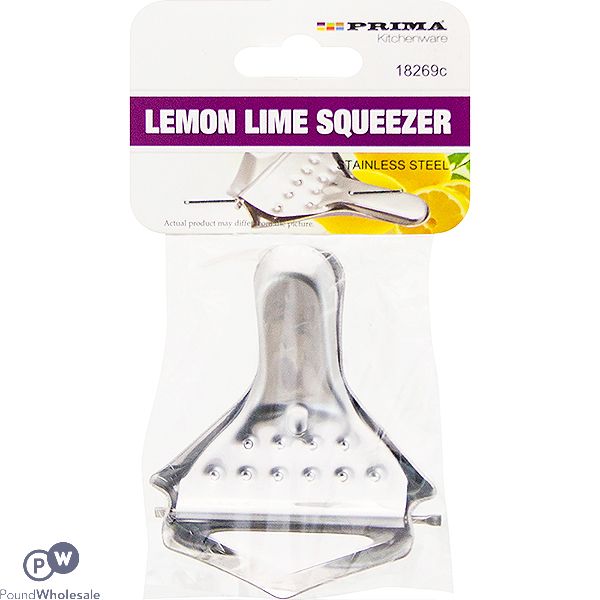 PRIMA STAINLESS STEEL LEMON LIME SQUEEZER