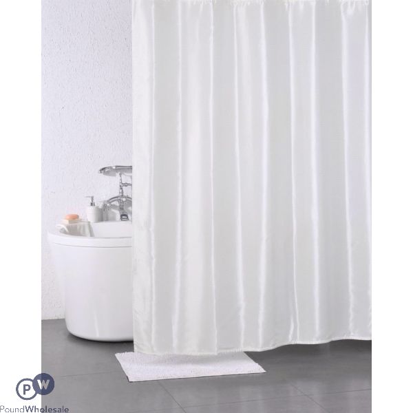 Solitiare Shower Curtain Cream