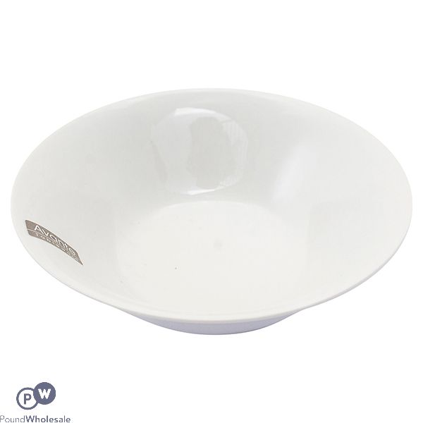 Avante Plain White Salad Bowl 17cm