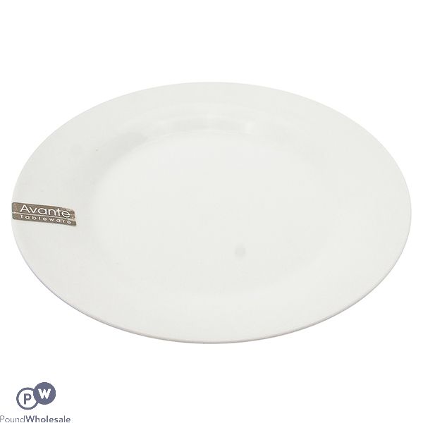 Avante Plain White Side Plate 19cm